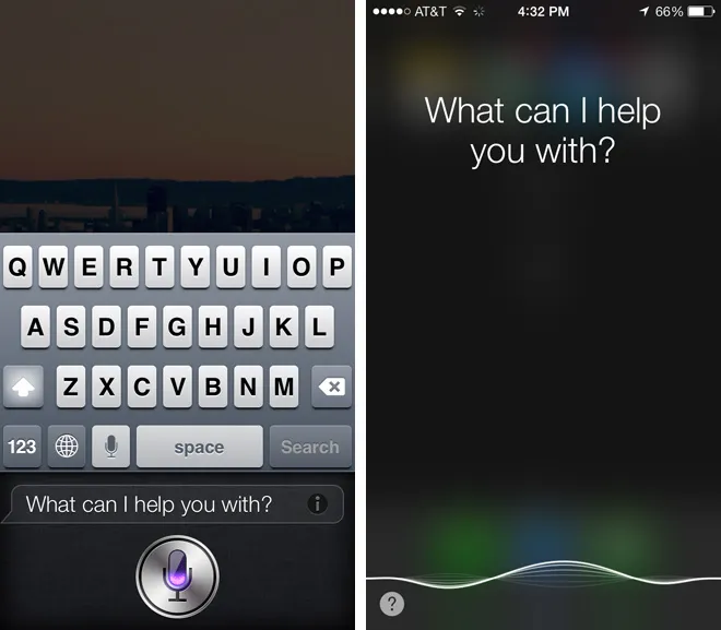Siri iOS 6 and iOS 7