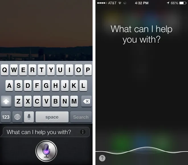 Siri iOS 6 and iOS 7