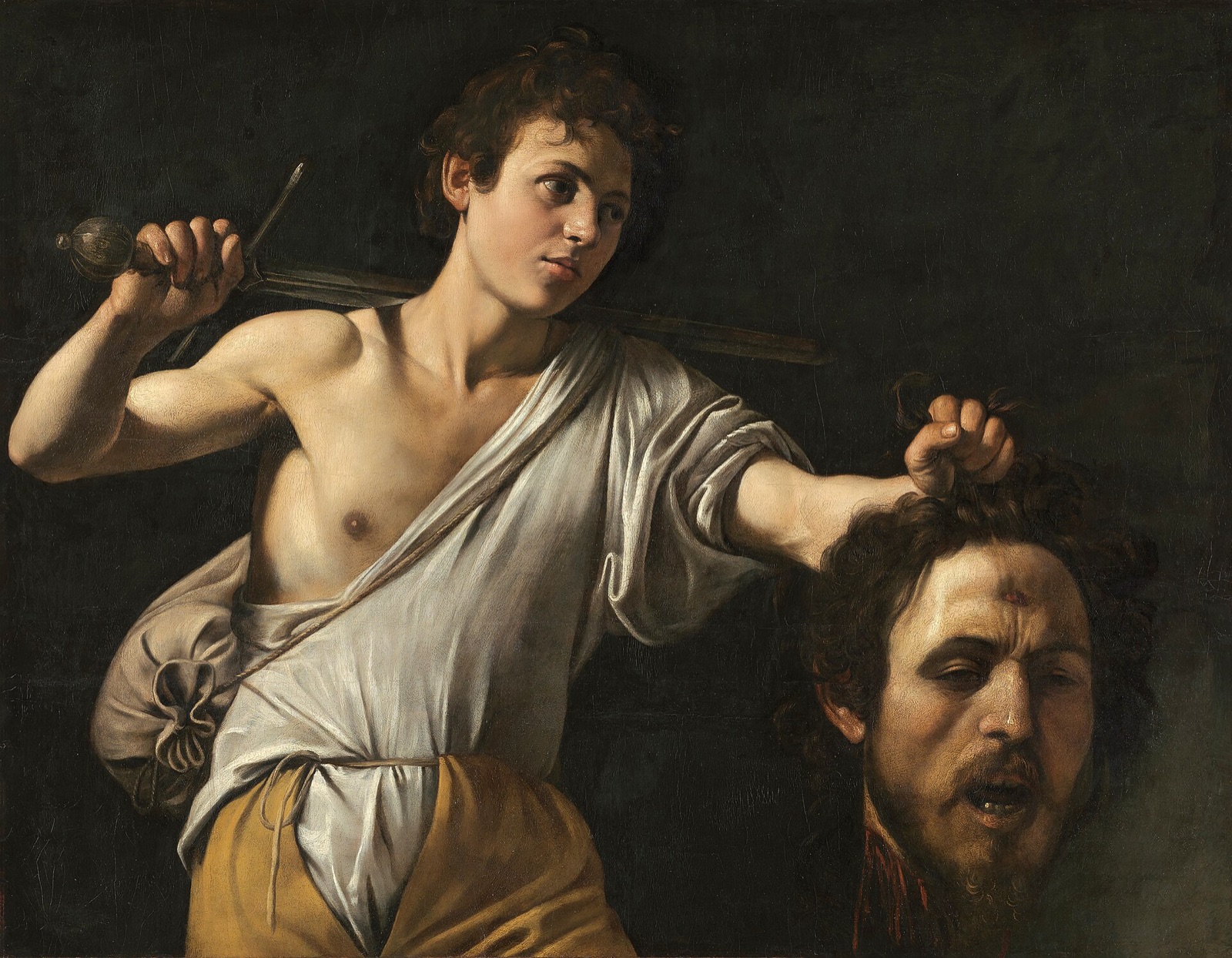 Caravaggio, David with the Head of Goliath, around 1600