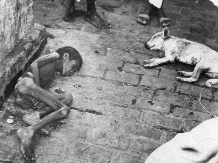 Bengal Famine 1943 – millions starved while grain was exported