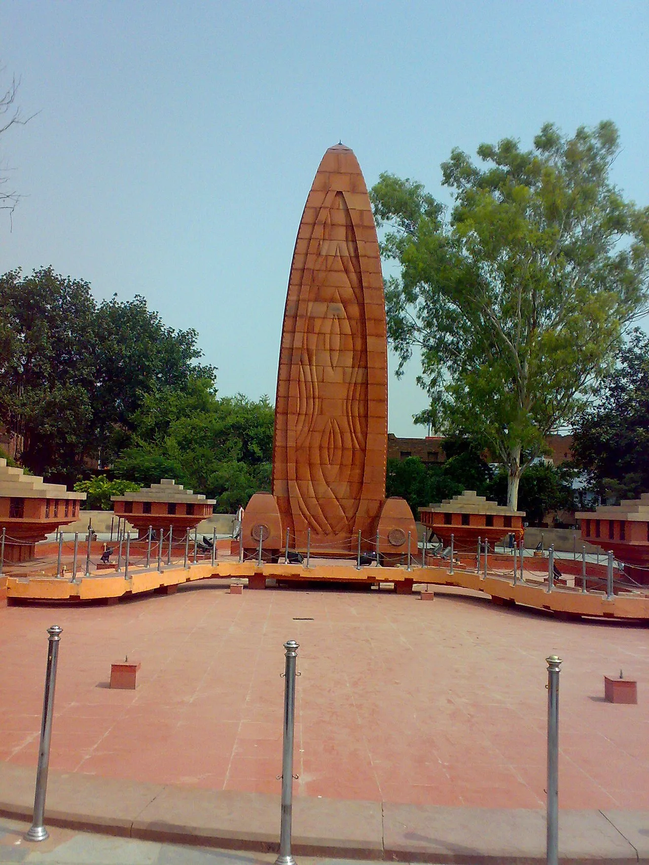 Jallianwala Bagh massacre site in Amritsar  – bullet holes still visible in the walls
