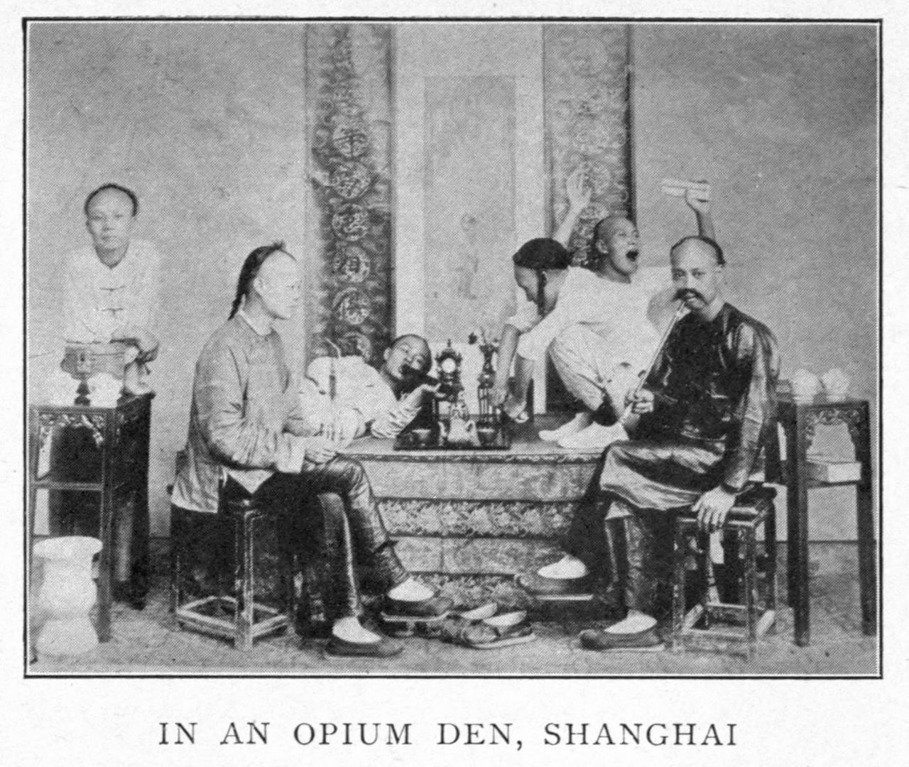 Chinese opium den