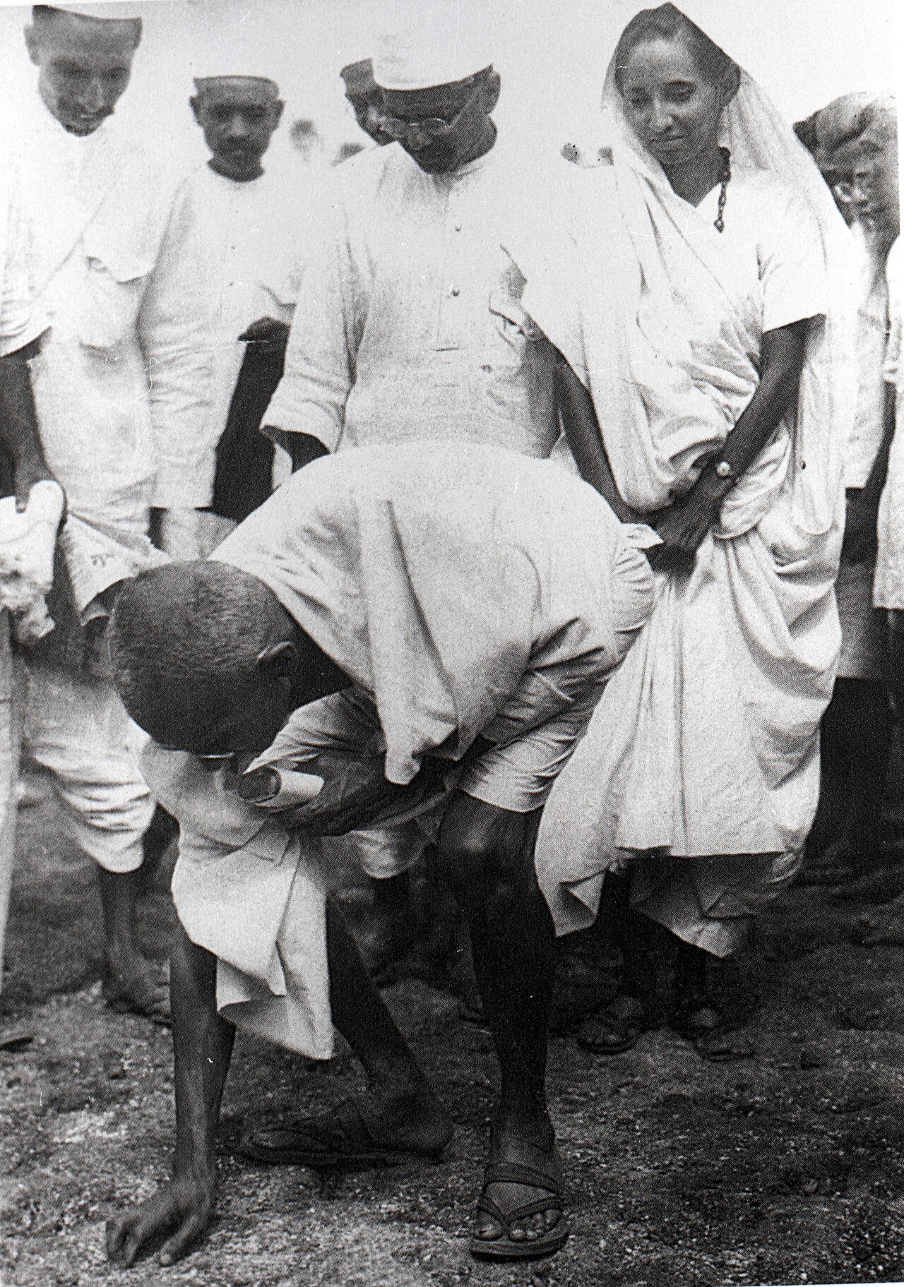 Gandhi's Salt March, 1930  – thousands walk 240 miles to Dandi to make their own salt in defiance of the British salt tax