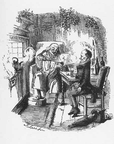 Scrooge and Bob Cratchit