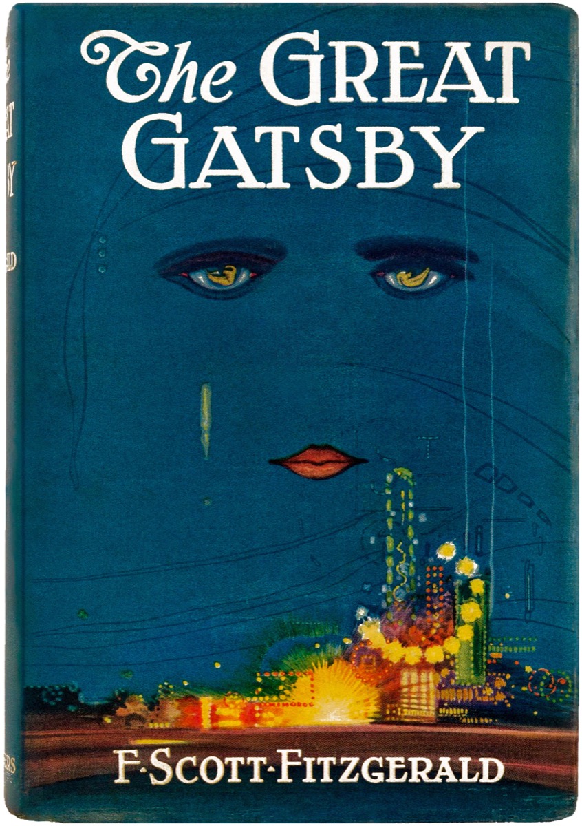 The first-edition dust jacket of The Great Gatsby, Celestial Eyes