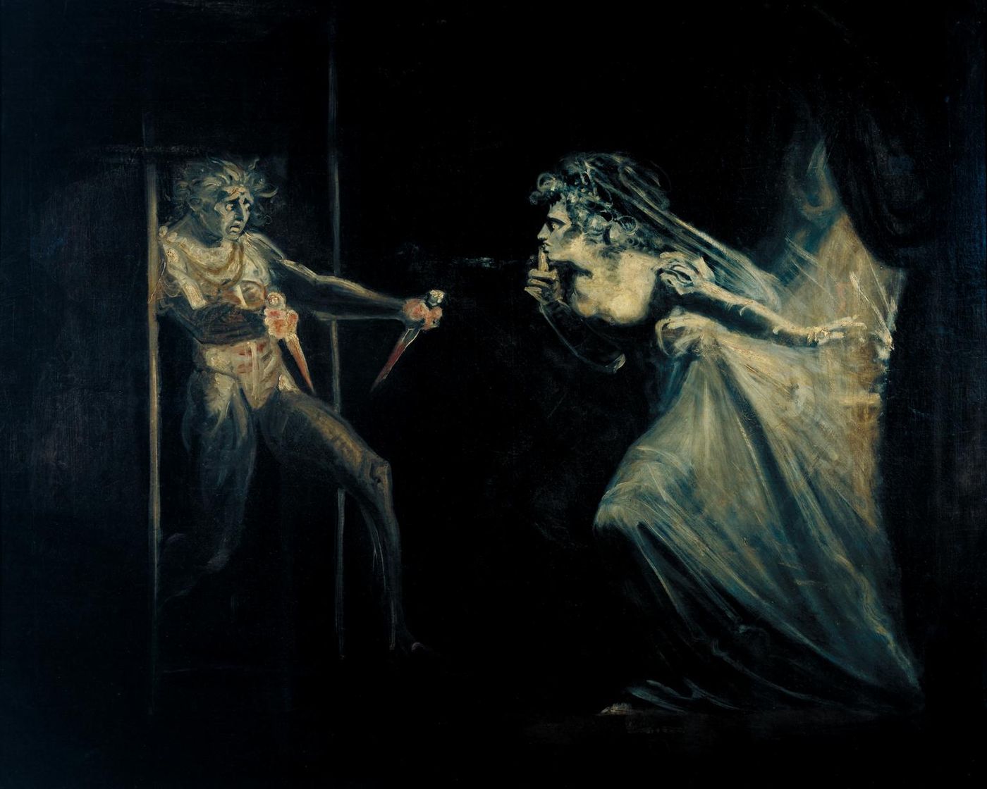 Lady Macbeth seizing the daggers