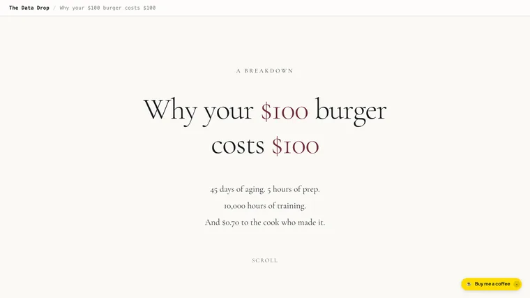 Why Your $100 Burger Costs $100