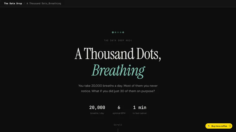A Thousand Dots, Breathing