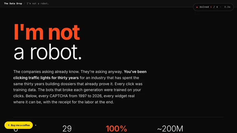 I'm not a robot