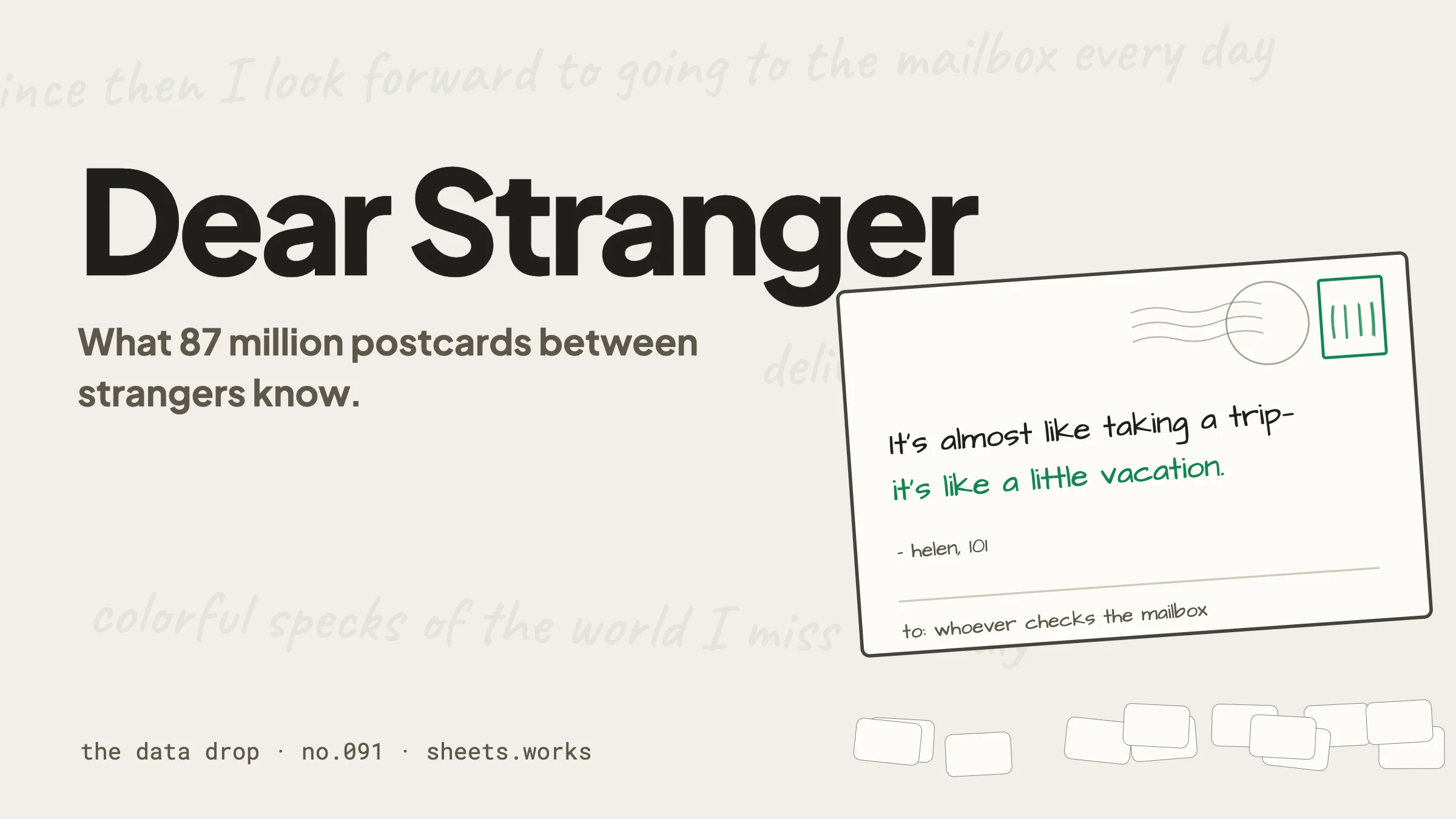 Dear Stranger