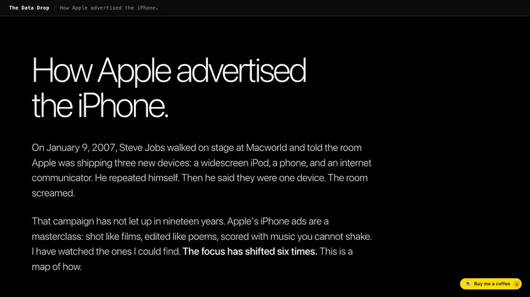 iPhone ads are a masterclass
