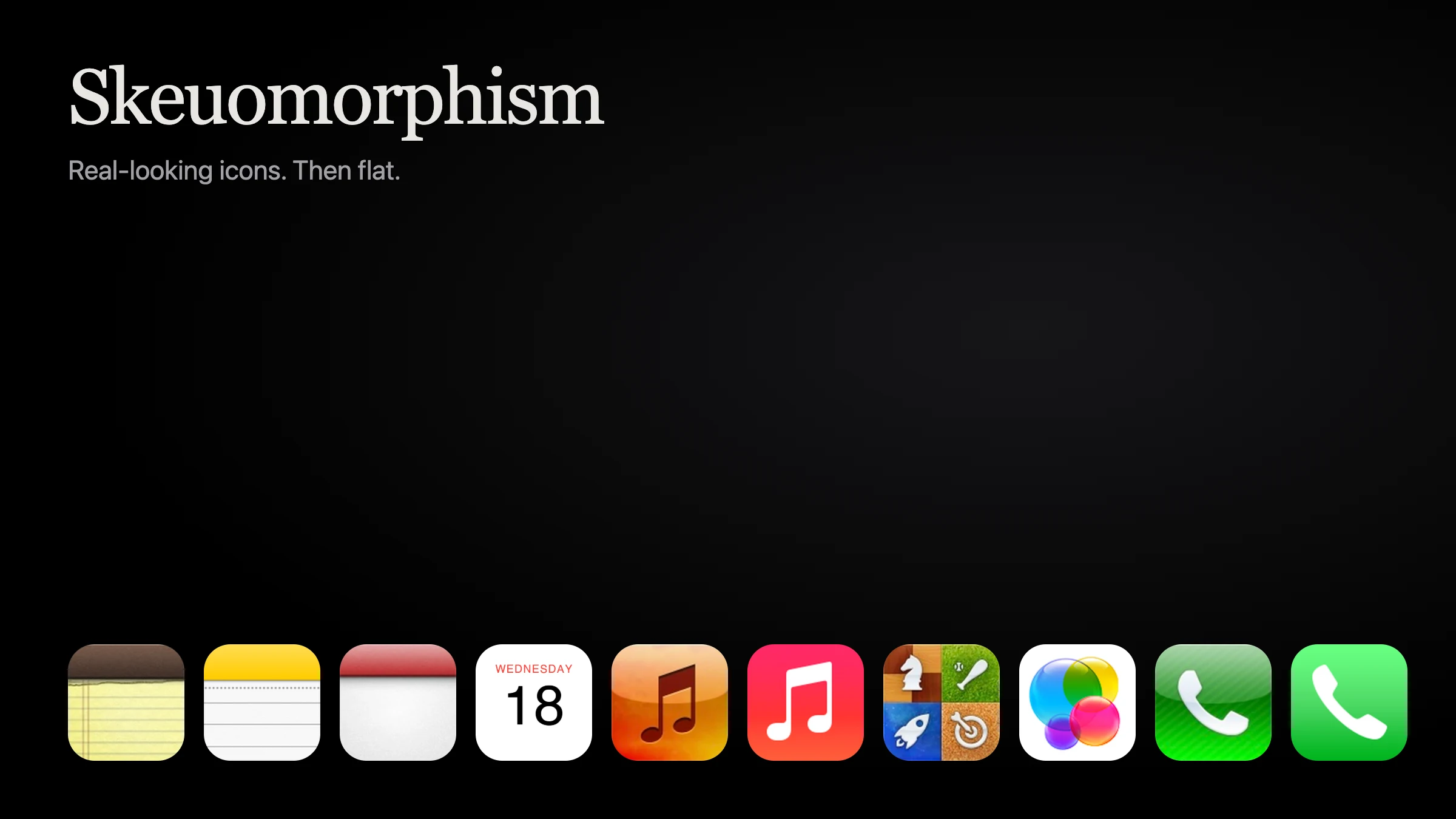 Skeuomorphism