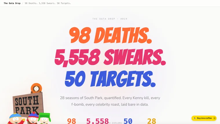 South Park by the Numbers