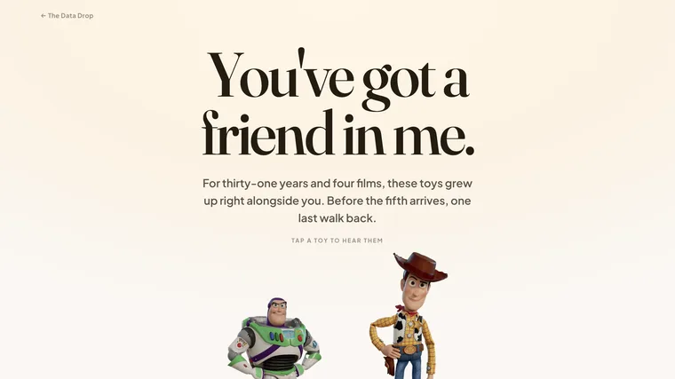 You've got a friend in me