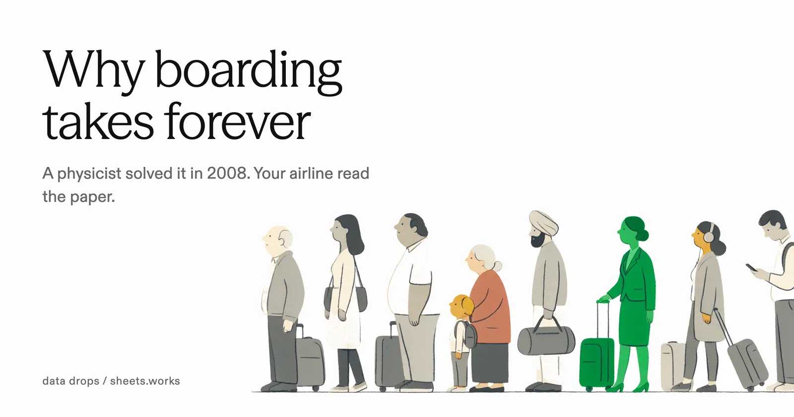 Why boarding takes forever