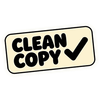 Clean copy