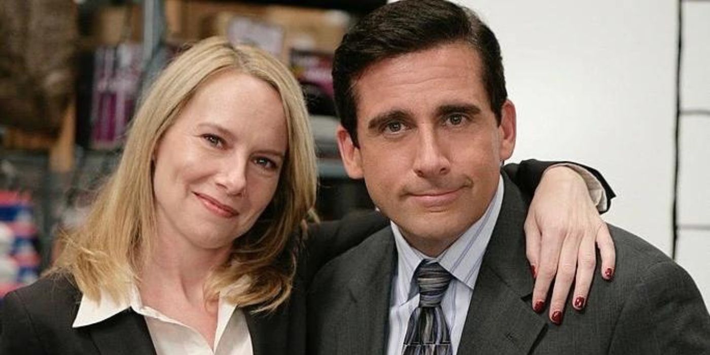 Michael and Holly smiling at the cameras