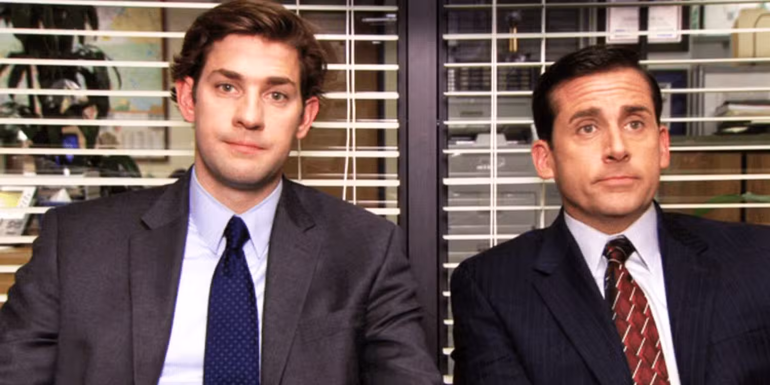 Michael and Jim sharing a moment