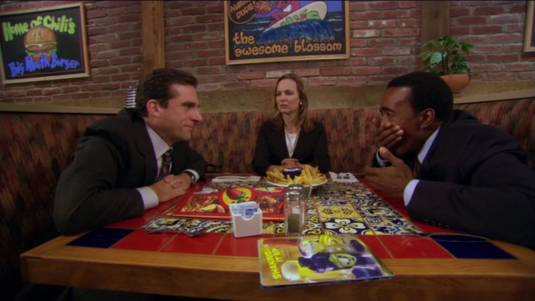 Michael Scott at Chili's with the Lackawanna County buyer