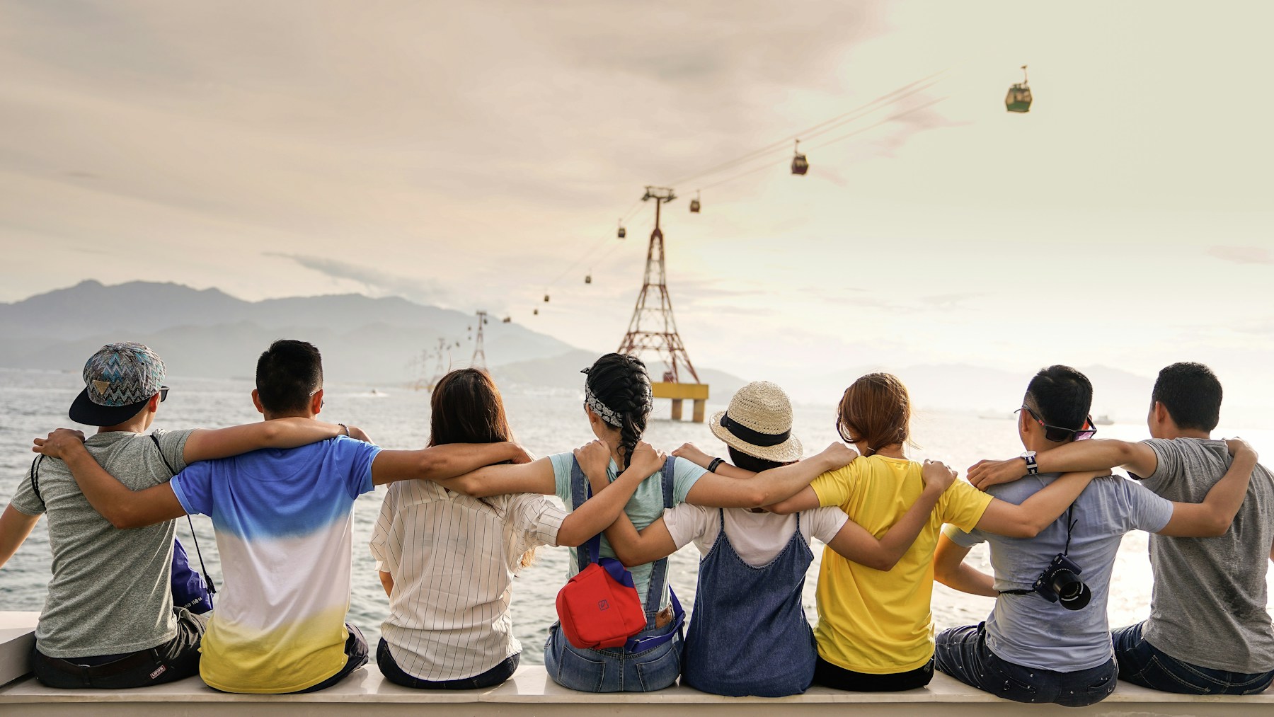 People sitting together