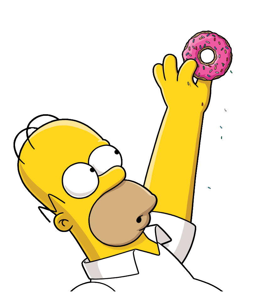 Homer with donut