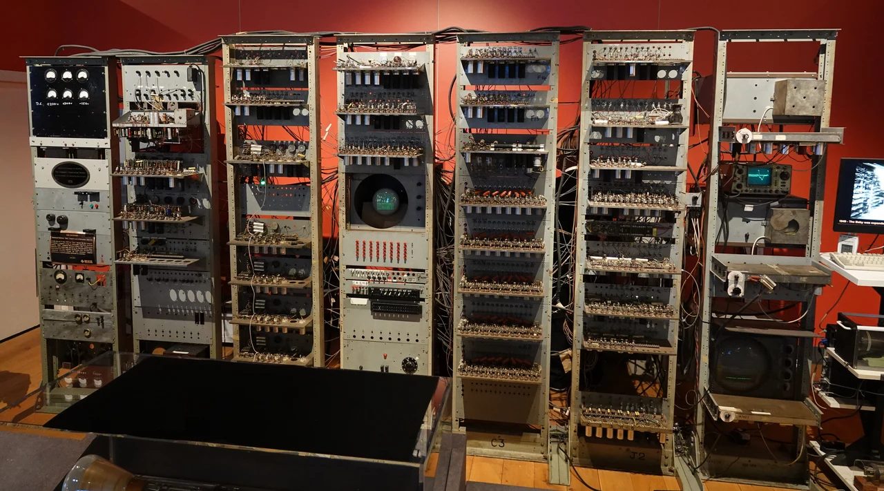 A replica of the Manchester Baby computer