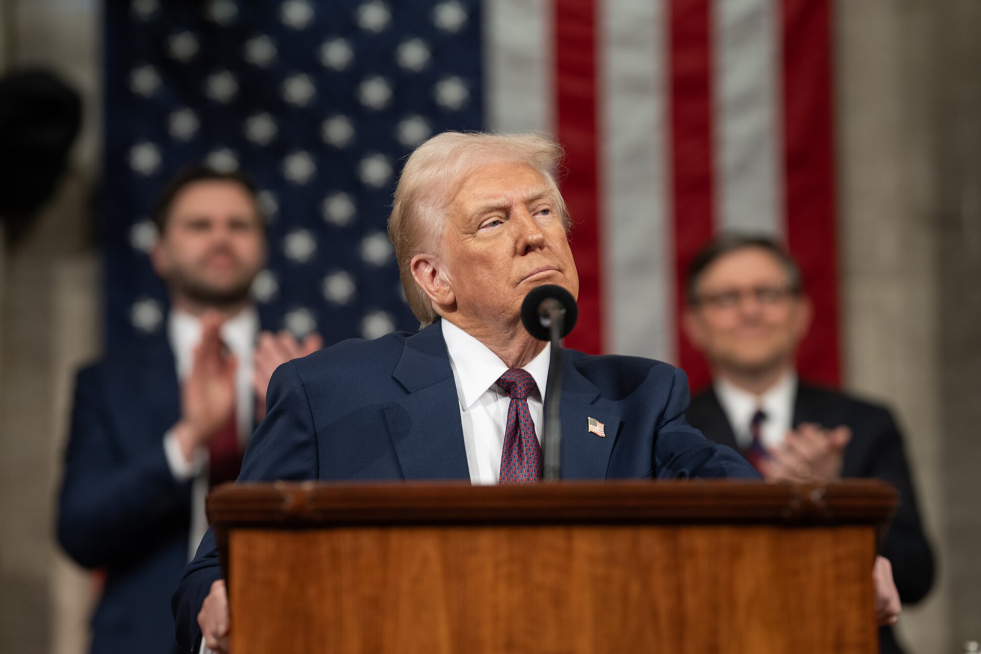 President Donald J. Trump addresses a Joint Session of Congress, 2025