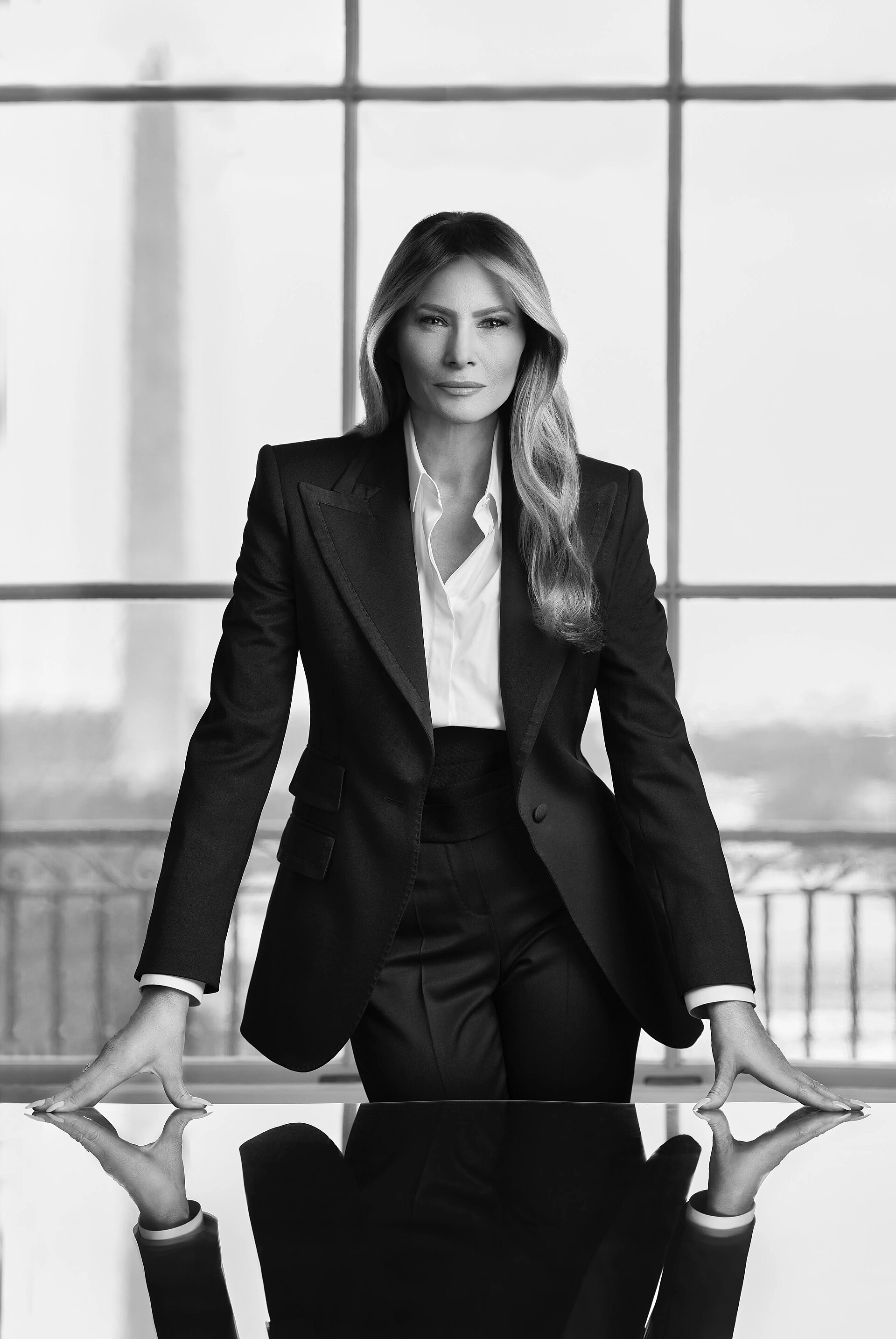 Official White House portrait of First Lady Melania Trump, 2025
