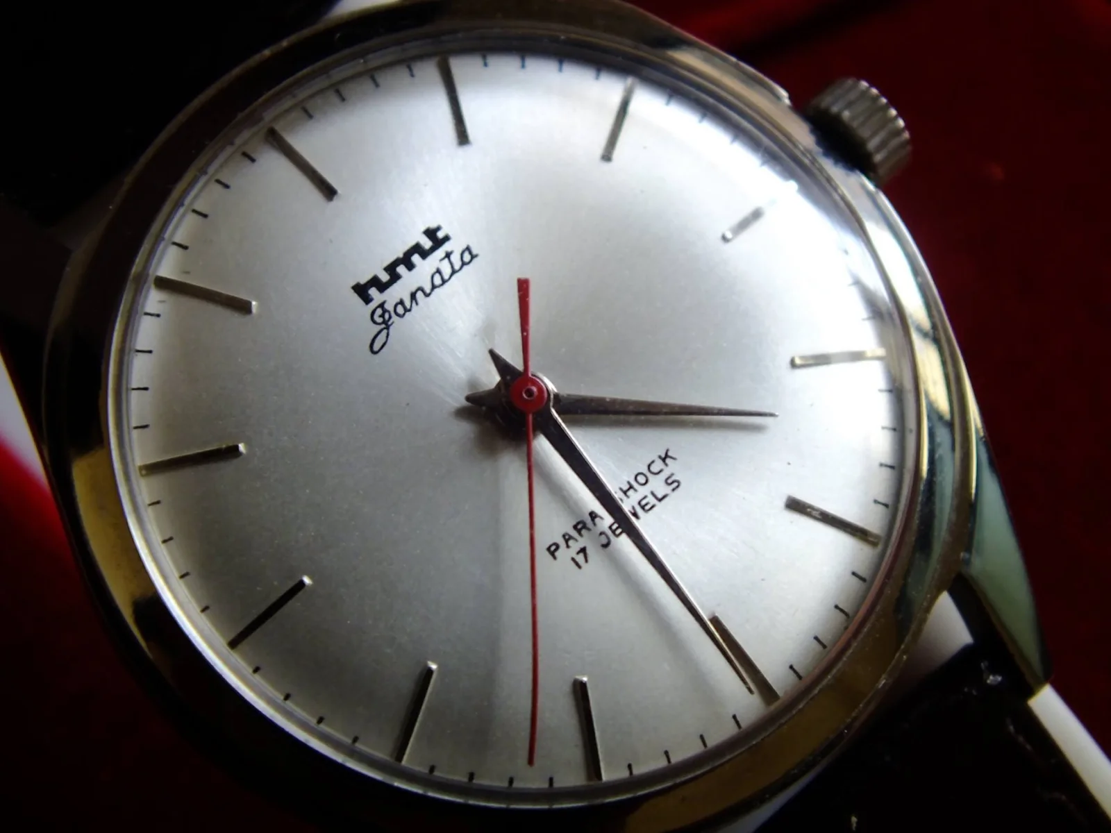 An HMT Janata wristwatch