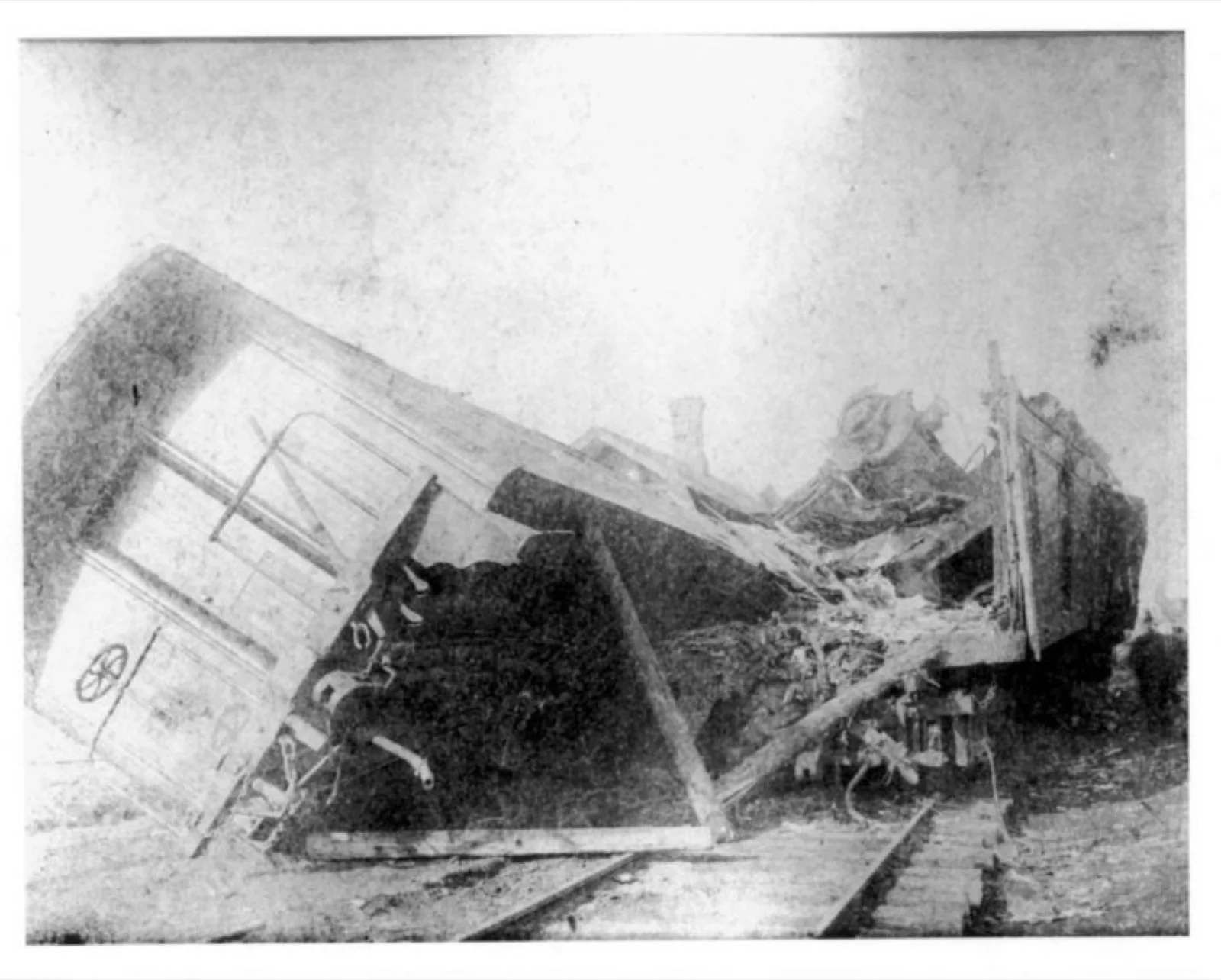The wreckage at Kipton, Ohio, 1891
