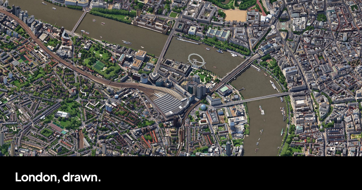 London, drawn logo